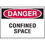 Seton 56518 Confined Space Labels - Danger Confined Space, Price/5 /Label