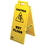 Seton 57029 Cortina Lockin'arm Floor Stand Signs - Caution Wet Floor with graphic 03-600-34, Price/Each