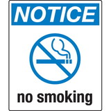Seton Universal Graphic Signs And Labels - Notice No Smoking