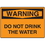 Seton 58692 OSHA Warning Signs- Warning Do Not Drink The Water, Price/Each