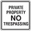 Seton 59345 Private Property Signs - Private Property No Trespassing, Price/Each