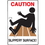 Seton 59397 Water Safety Signs - Caution - Slippery Surface, Price/Each