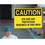 Seton 59547 Double Sided Hanging OSHA Signs - Caution - Eye &amp; Ear Protection Required, Price/Each