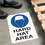 Seton 60332 Safety Floor Signs- Hard Hat Area (With Graphic), Price/Each