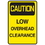 Seton 62730 Caution Low Overhead Clearance Warehouse Traffic Signs, Price/Each