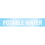 Poly 63201 Poly-Code Clear Self-Adhesive Pipe Markers - Potable Water, Price/Each