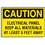 Seton 63790 Lockout Hazard Warning Labels- Electrical Panel Keep All Materials At Least 5 Feet Away, Price/5 /Label