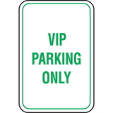 Seton 64119 Recycled Plastic Parking Signs - VIP Parking Only