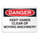 Seton 64701 Equipment Hazard Mini Safety Signs - Danger Keep Hands Clear of Moving Machinery, Price/5 /pack