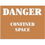 Seton 66488 Confined Space Stencils - Danger - Confined Space, Price/Each