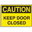 Seton 67949 Hot Surface Equipment Warning Labels - Caution Keep Door Closed, Price/5 /Label