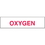Seton 67978 Chemical Label Value Packs - Oxygen, Price/6 /Label