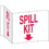 Seton 68221 3-Way View Spill Control Signs -Spill Kit, Price/Each