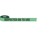 Seton 68975 Color-Coded QC Shipping Tape - Inspected