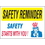 Seton 69338 Safety Reminder Signs - Safety Starts With You, Price/Each