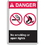 Seton 70564 ANSI Z535 Safety Signs - Danger No Smoking Or Open Lights, Price/Each