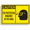 Seton 70650 Safety Alert Signs - Caution - Eye Protection Required, Price/Sign