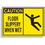 Seton 70652 Safety Alert Signs - Caution - Floor Slippery When Wet, Price/Sign