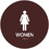 Seton Women - Optima California Code Restroom Signs, Price/Each