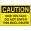 Seton 73215 OSHA Caution Signs - High Voltage Do Not Enter This Enclosure, Price/Each