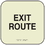 Seton 7326B SetonGlo Signs - Exit Route, Price/Each
