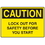 Seton 73428 OSHA Caution Signs - Lock Out For Safety Before You Start, Price/Each