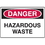Seton 73632 Danger Signs - Hazardous Waste, Price/Each