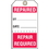 Seton 74926 Quality Control Action Tags- Repaired/Repair Required, Price/25 /Tag
