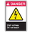 Seton 77916 ANSI Z535 Safety Labels - Danger High Voltage Do Not Touch, Price/5 /Label