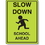 Seton 83608 School Safety Signs - Slow Down School Ahead, Price/Each