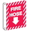 Seton 84550 Fire Hose 2-Way View Fire Safety Signs, Price/Each