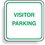 Seton 85451 Mini Parking Signs - Visitor Parking, Price/Each