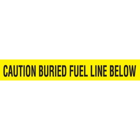 Seton 85498 Detectable Underground Warning Tape - Caution Buried Fuel Line Below