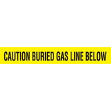 Seton 85499 Detectable Underground Warning Tape - Caution Buried Gas Line Below