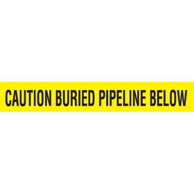 Seton 85501 Detectable Underground Warning Tape - Caution Buried Pipeline Below