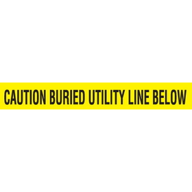 Seton 85503 Detectable Underground Warning Tape - Caution Buried Utility Line Below
