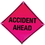 Deluxe 87372 Accident Ahead Deluxe Quick Deploy Signs and Stand, Price/Each