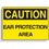 Seton 89846 Fiberglass OSHA Sign - Caution - Ear Protection Area, Price/Each