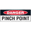 Seton 89919 Machine Safety Write-On Labels - Danger Pinch Point, Price/25 /pack
