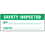 Seton 89933 Machine Safety Write-On Labels - Safety Inspected By Date, Price/25 /pack