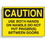 Seton 90325 Baler Safety Labels - Caution Use Both Hands on Handle, Price/5 /Label