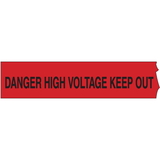 Seton 90577 Barricade Tape - Danger High Voltage Keep Out