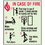 Seton 91175 In Case of Fire - Glow-In-The-Dark Fire Exit Sign, Price/Each