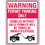 Seton 9144A Parking Permit Signs - Valid Permits Only, Price/Each