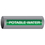 Xtreme-Code 93469 Xtreme-Code Self-Adhesive High Temperature Pipe Markers - Potable Water, Price/Each