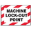 Seton 93823 Lockout Hazard Warning Labels- Machine Lock-Out Point, Price/5 /Label