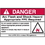 Seton 94304 NEC Arc Flash Protection Labels - Danger Arc Flash And Shock Hazard, Price/5 /Label