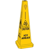 Seton 95213 Safety Traffic Cones - Caution Icy Areas