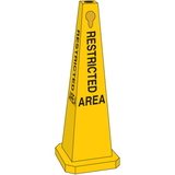 Seton 95219 Safety Traffic Cones - Restricted Area