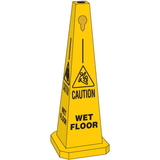 Seton 95228 Safety Traffic Cones- Caution Wet Floor